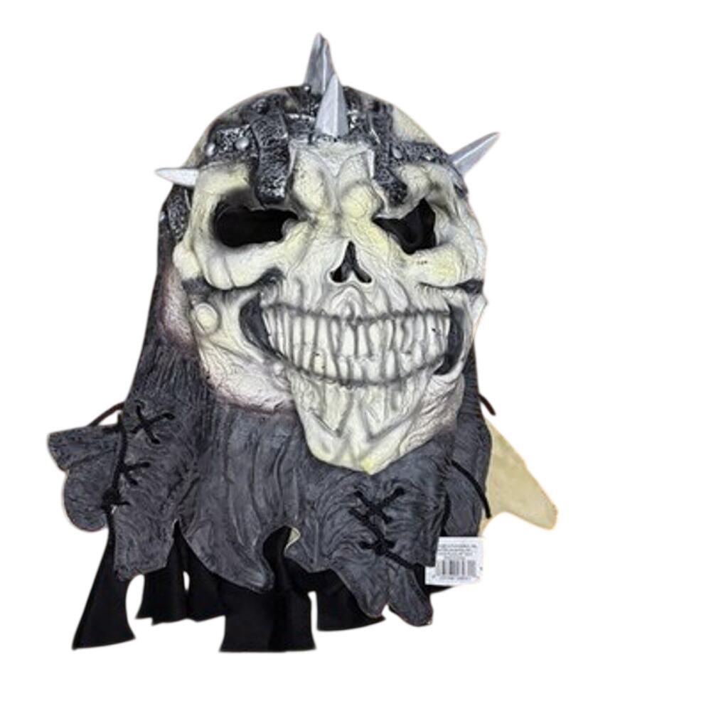 Fun World Easter Unlimited Skeleton Skull Mask Medieval Spikes Halloween Costume
